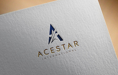 ACESTAR INTERNATIONAL brand identity branding design icon logo