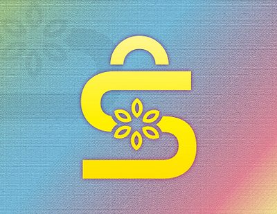 Letter S Shopping Sign bag design branding flower bag flower logo icon letter s lettering logo logo design logos mark online shop online shopping bag s logo s s h o p p i n g shopping shopping bag shopping card symbol vector
