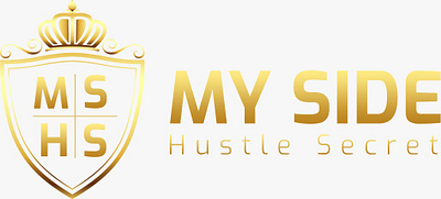 MY SIDE HUSTLE SECRET banner design brand identity branding icon website