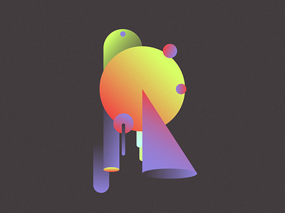 R 36daysoftype animation art clock design gif illustration legs letter lettering look motion graphics r type typo