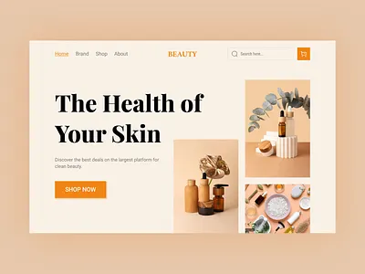 Beauty Product Website Design app designer beauty care cosmetics cosmetics web ecommerce landign page landing page design personal care product page design self care shopping skin skincare ui design ui designer ui ux designer user interface website beauty website design website designer