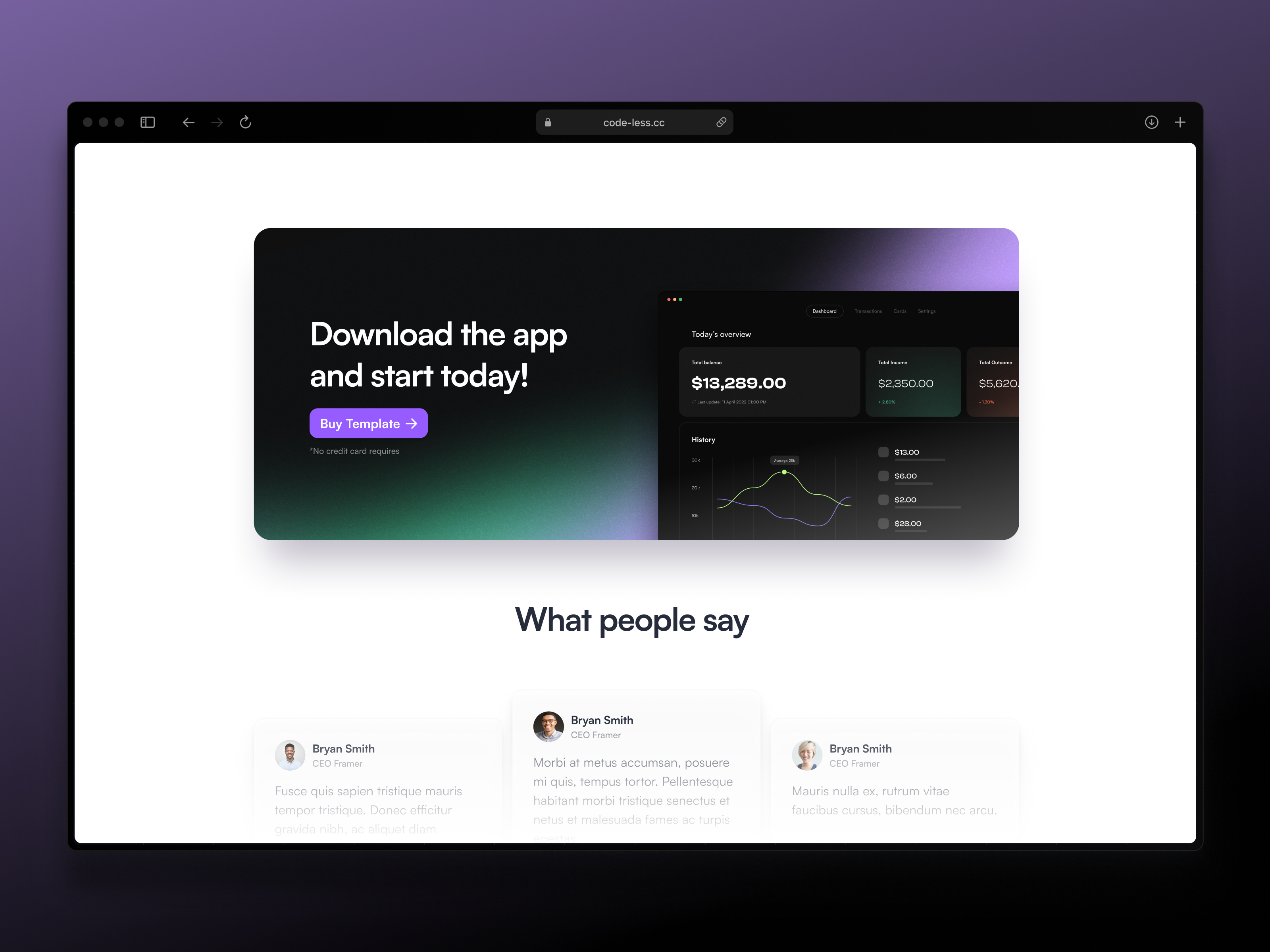 Vibrant - Framer Template For Startups By Chris Krupa On Dribbble