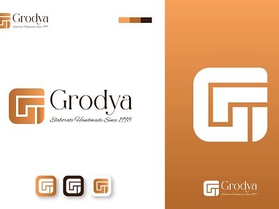 Grodya Logo Design brand brand identity branding design graphic design grodya logo design icon identity logo logo design logo mark logodesign logos logotype mark minimal typography vector