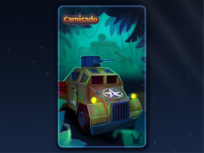 Jeep digital paint digital painting game game art game art asset game asset game atist game design gameart gamedesign illustration jeep mobilegame mohamadbeheshtirad nft prop design stylized game ui video game video game art