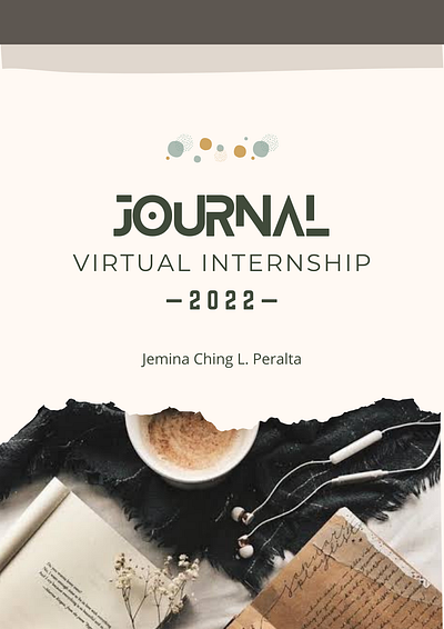 Journal for Virtual Internship design graphic design illustration