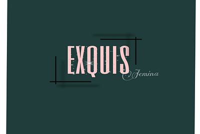 Exquis Brand Name branding design graphic design logo
