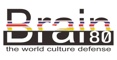 Logo Brain Eighties branding graphic design life style logo motion graphics