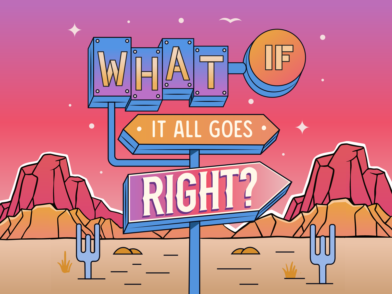 Example of Custom Lettering Design With Artwork