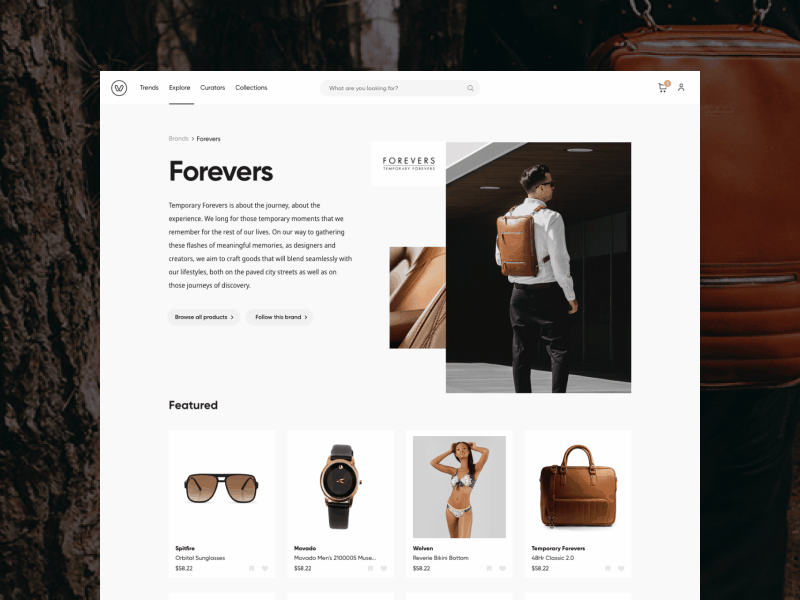 Marketplace brand clean design ecommerce ecommerce shop hellohello interface listing marketplace minimal products shop ux uxdesign uxui vip visual web