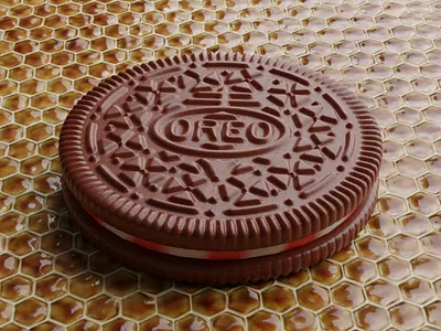 Oreo (Cycles render) 3d branding design graphic design illustration logo