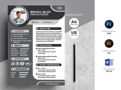 Resume / CV Professional template