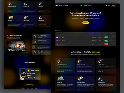 CryptoKu Exchange Landing Page re-Design bitcoin bitcoin exchange blockchain crypto crypto design crypto exchange crypto trading crypto website cryptocurrenc exchange website cryptocurrency cryptocurrency trading cryptocurrency website ethereum exchange landing page landing page design ui uiux ux website design