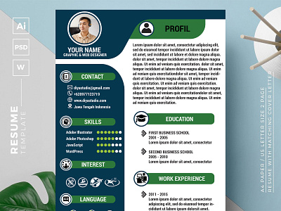 Resume / CV Professional template