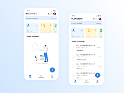 eSigning App ✍️| DigiDocs Mobile UI app contracts design digidocs digital signature documents esignature figma inspiration layout mobile app mobile ui sign docs signature ui uiux user interface