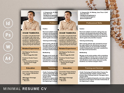 Resume / CV Professional resume design