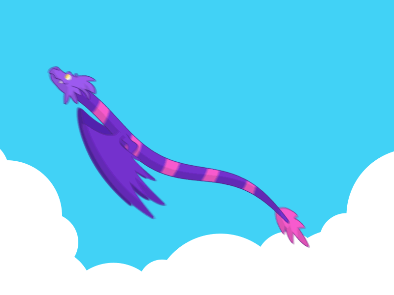 Imagined Dragon after effects amphithere animation animation 2d dragon motion design