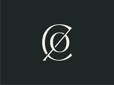 Co branding logo monogram typography