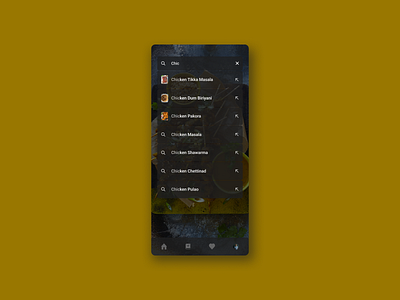 Daily UI 22 - Search Bar app design ui