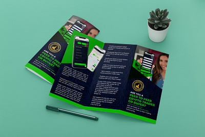 Cryptocurrency, NFT Trifold Brochure bifold brochure brochure design business brochure trifold brochure design trifold design