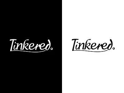 Tinkered Logo branding design illustrator initials logo logodesign logotype tinkered