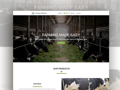 An Intuitive Farming | UI/UX Design farmingweb figma ui ux webdesign website