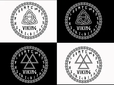 Viking Logo bw illustration logo logo design minimalist viking logo norse norway odin thor valhalla viking viking symbol of brotherhood