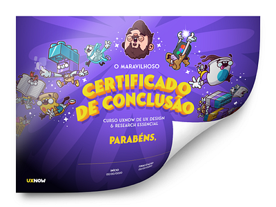 Certified UX Boy brazil character color design fun illustration logo sao paulo thunder rockets ui ux