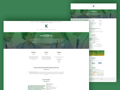 A Unique Website Design For A Hospital Management System figma landingpage ui ux webdesign