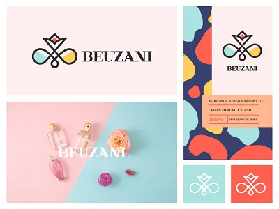 Botanical Beauty Logo beauty botanical brand identity brand logo branding cosmetic creative ecommerce fashion female feminine flower graphic design logo natural perfume spa visual identity