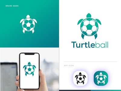 Turtleball logo branding graphic design logo