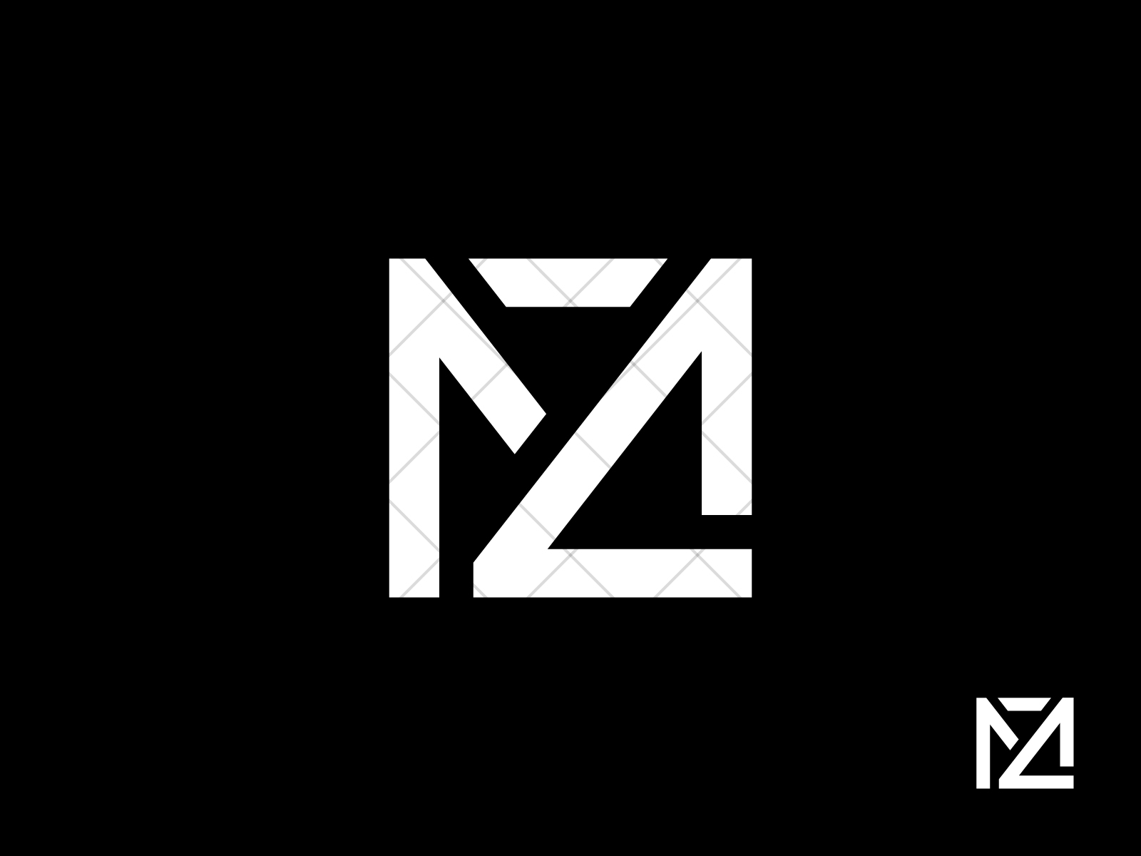 Premium Vector | Mz initial letter logo design