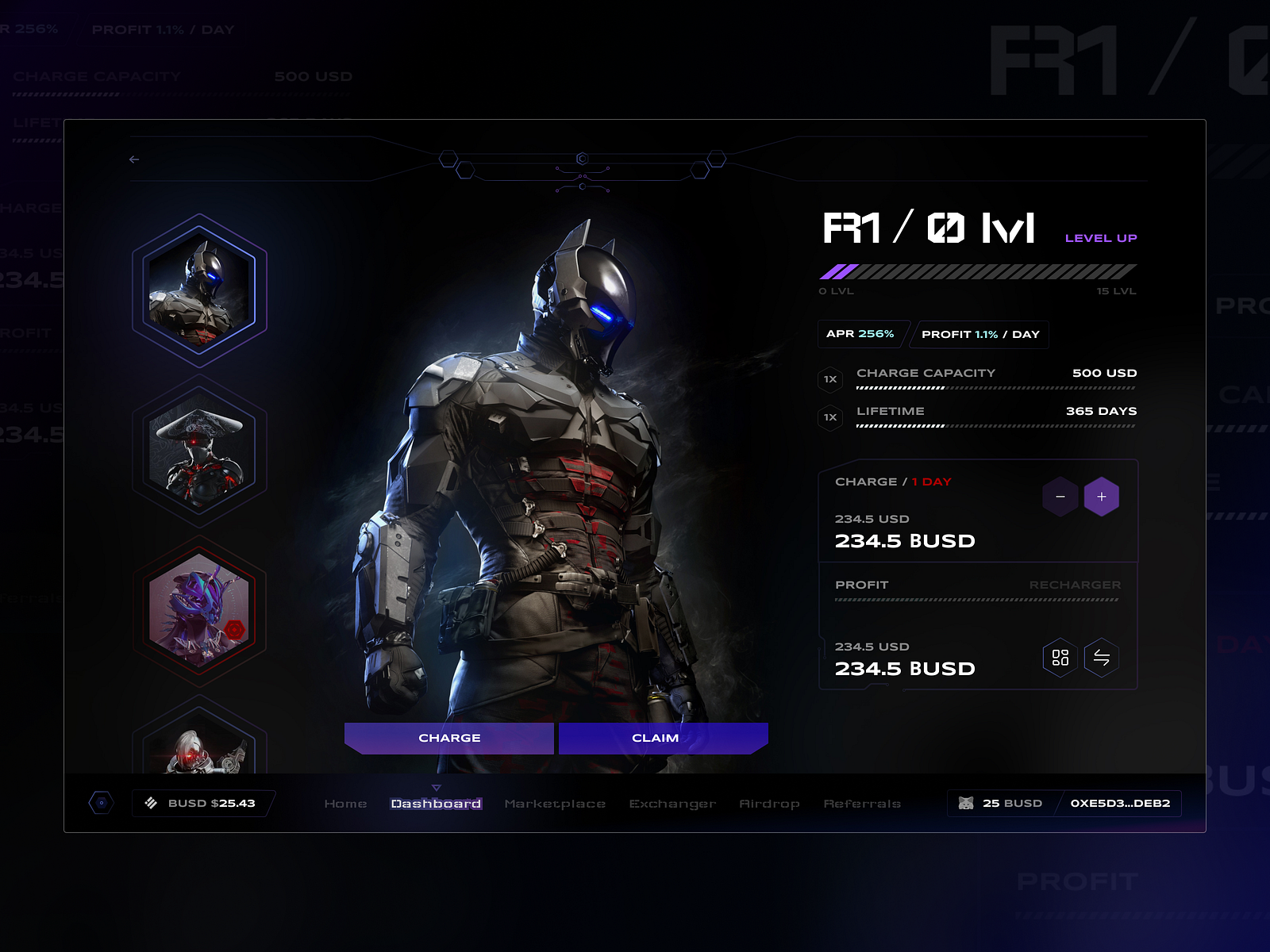 NFT game - Robots by Alena Novozhenova for Hawl on Dribbble