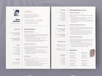 Free Resume Template Modern clean cover letter cv design cv template design graphic design illustration indesign job cover letter job cv motion graphics professional resume resume design resume minimalist resume template template modern ui uiux