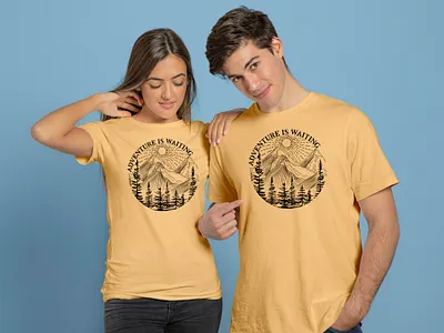 Adventure is waiting adventure t shirt design life summer summertime