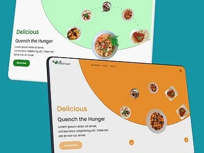 Food Ordering App with smart animation