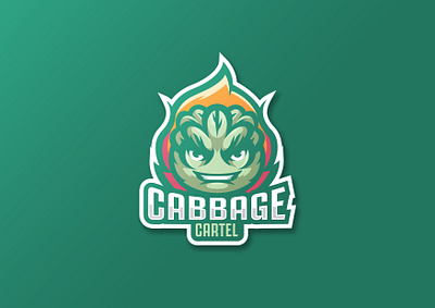 Cabbage Cartel cabbage esport game gamer gaming logo