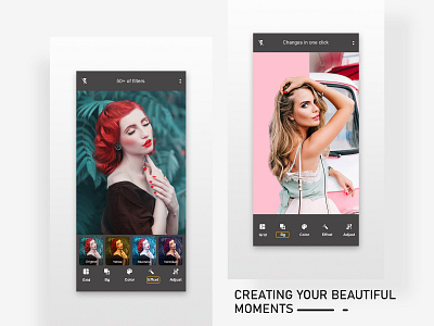 CamPic-Photo Editor, Filter app graphic design typography ui