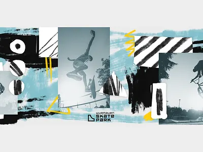 WRMN Skatepark branding graphic design illustrationen logo photoshop skate skatepark style vector