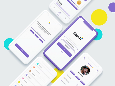 Senti / earthquake disaster solution app brand branding color design illustration logo minimal mobile ui ux