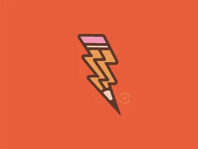 Create More create design hand drawn illustration illustrator lettering lightning bolt pencil vintage