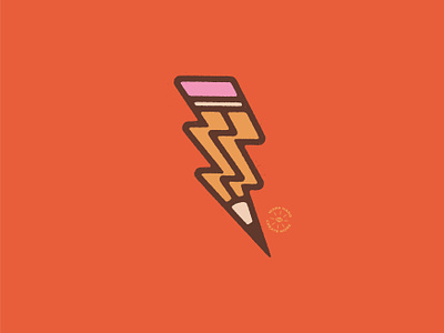 Create More create design hand drawn illustration illustrator lettering lightning bolt pencil vintage