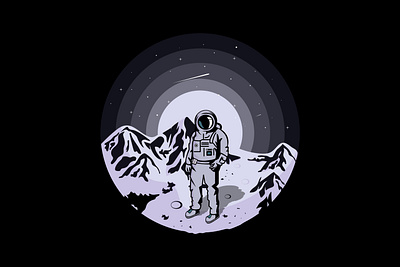 space vision-illustration astro space astronaut mascot brand identity branding design digital art graphic design illusion illustration illustrator logo motion graphics vector vectorart
