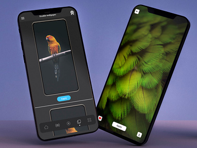 4K wallpapers App ui design 4k wallpaper graphic design mobile app design mobile app screen mobile app ui screen ui wallpaper wallpaper app ui