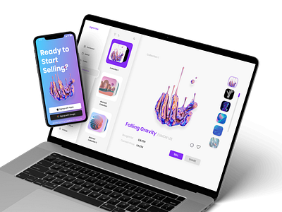 NFT Trading Platform UI ui