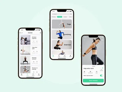 Workout challenges App app design ui ux
