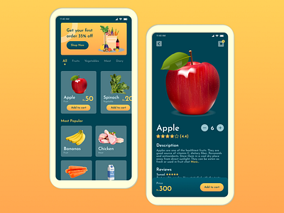 Groceries App branding design graphic design mobile app mobile app design mobile app development mobile design ui uidesign uiux uiuxdesign user interface ux design web design