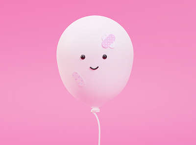 Cute Balloon 3d animation art brand branding design graphic design illustration illustrator logo motion graphics ui ux vector