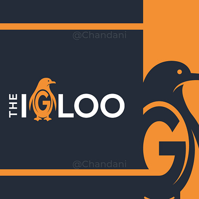 THE IGLOO logo graphic design logo