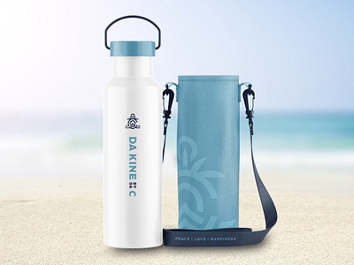 Da Kine By Da C Branding anchor blue bottle branding da design harmony hawaiian kine letter logo mark mockup navy ocean palm sea tree water waves