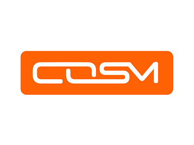 COSM logo concept branding logo vector